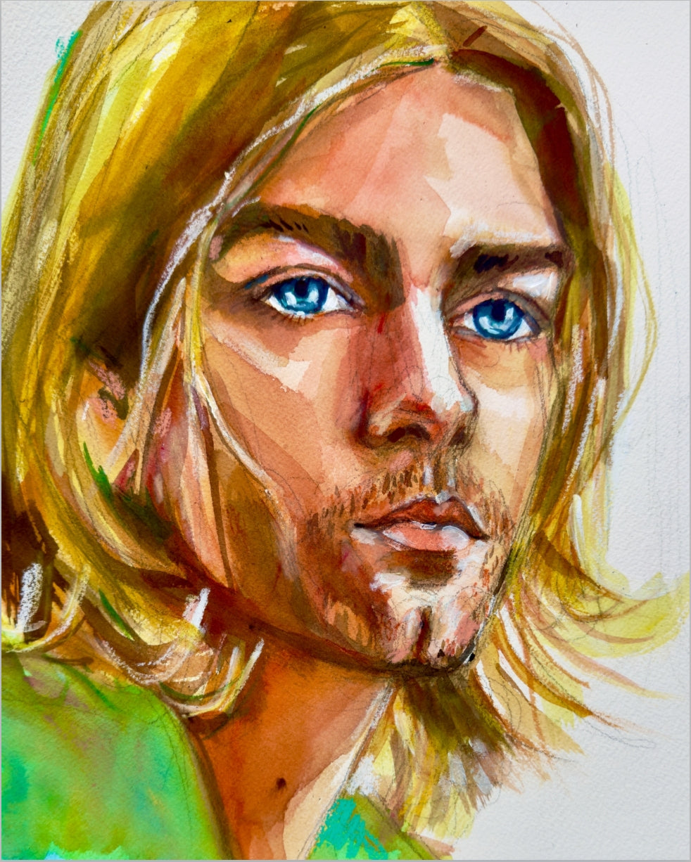 Kurt Cobain Print
