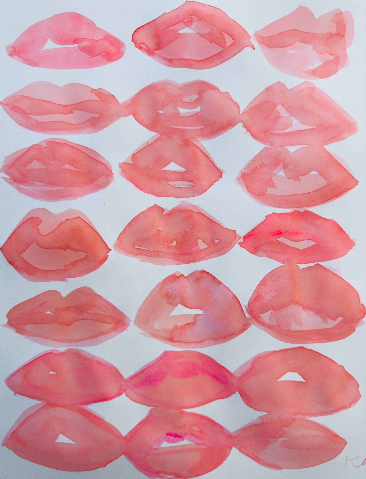Pink Lips Print