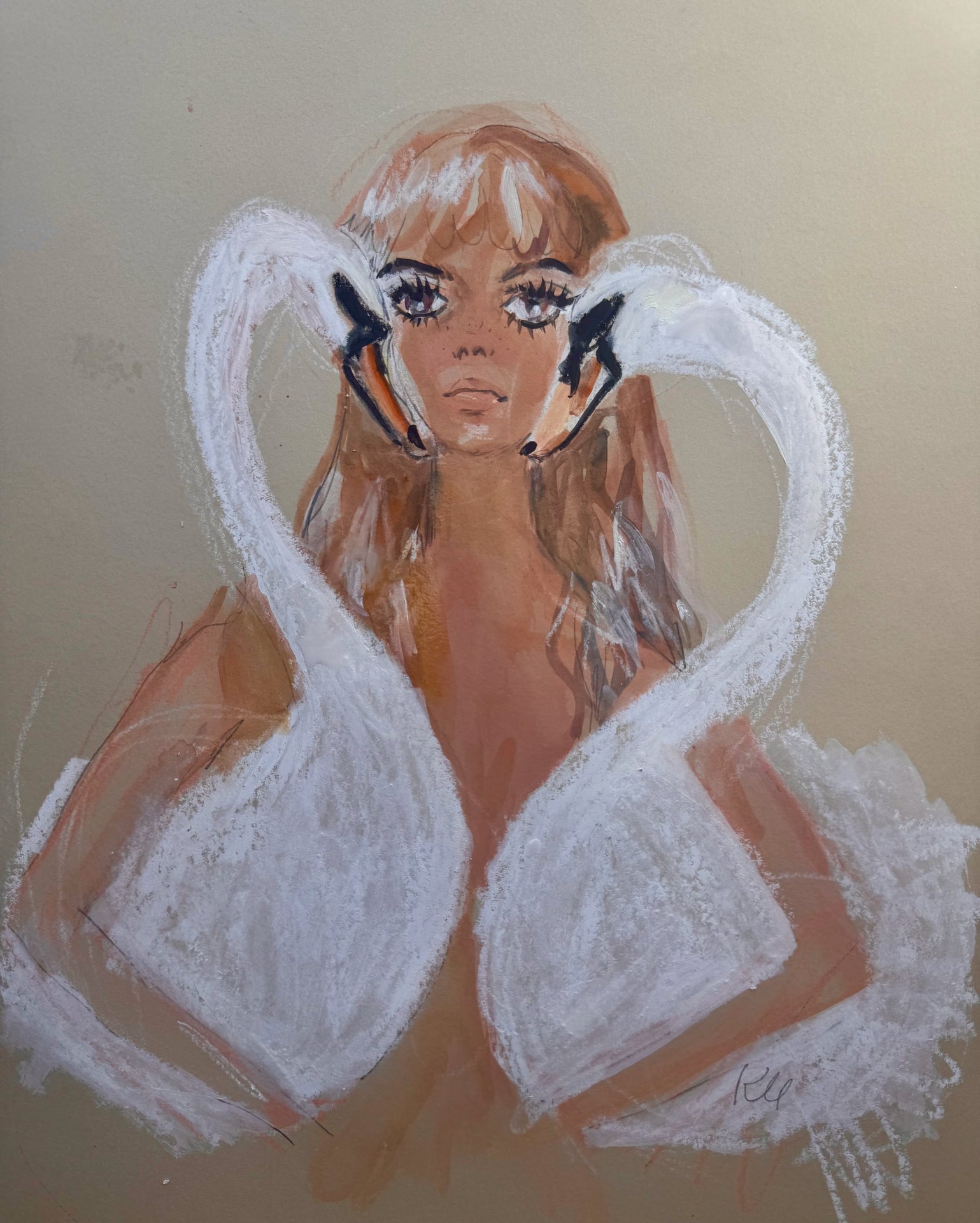 Swans Print