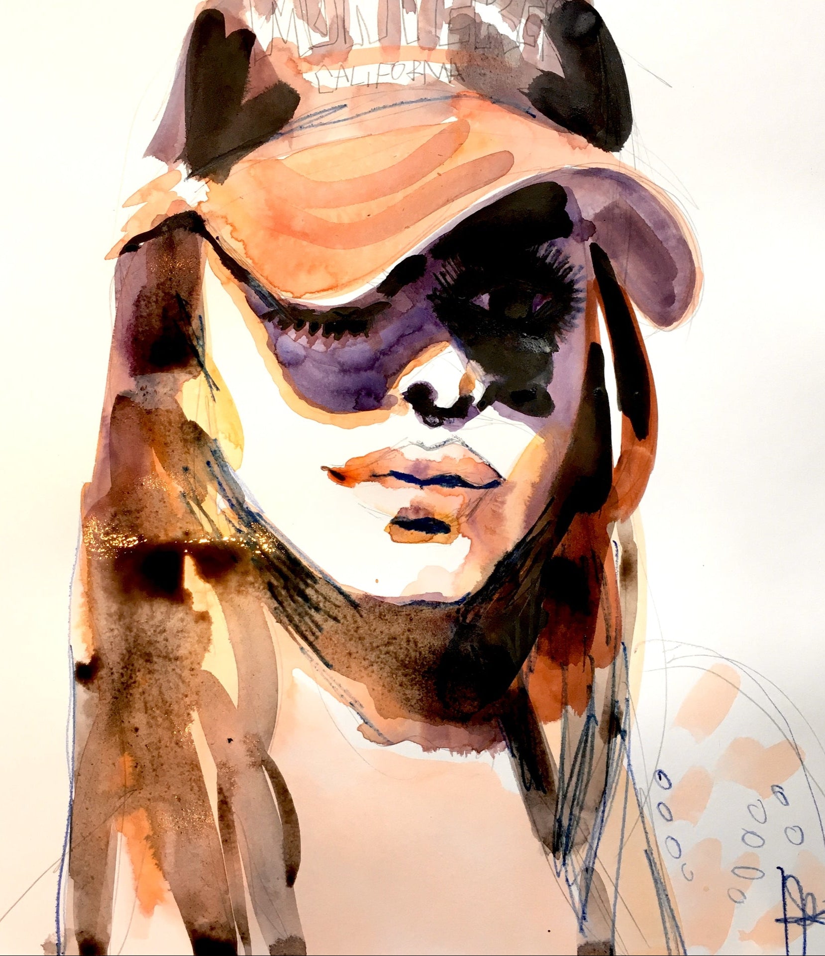 Lana Hat Print