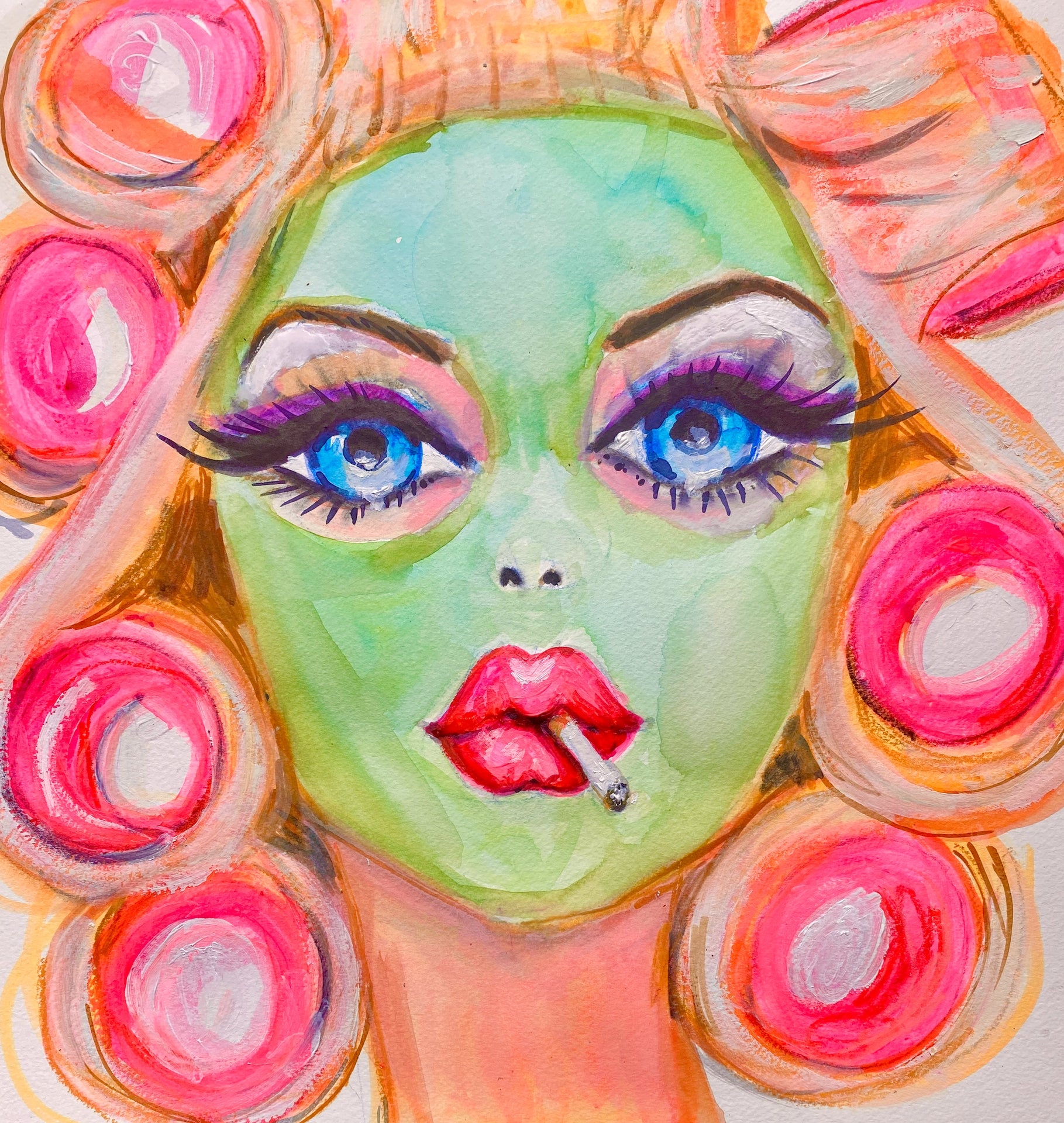 Self Care Barbie Print