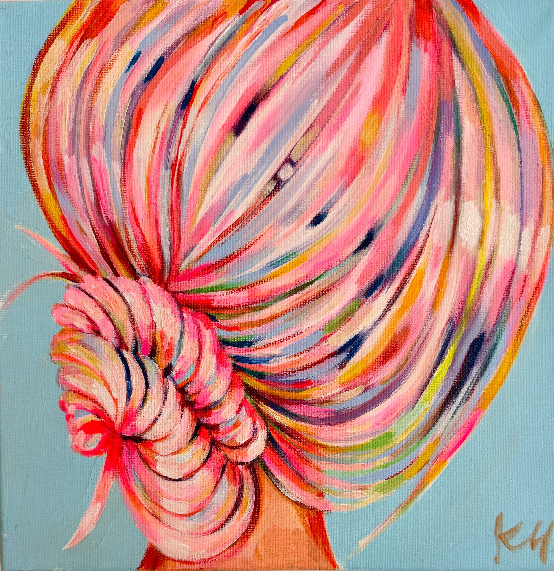 Candy Hair Print