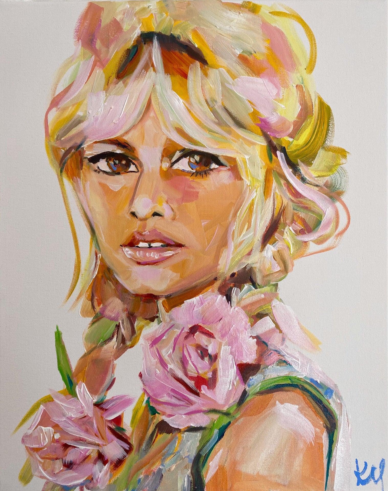 Summer Bardot Print