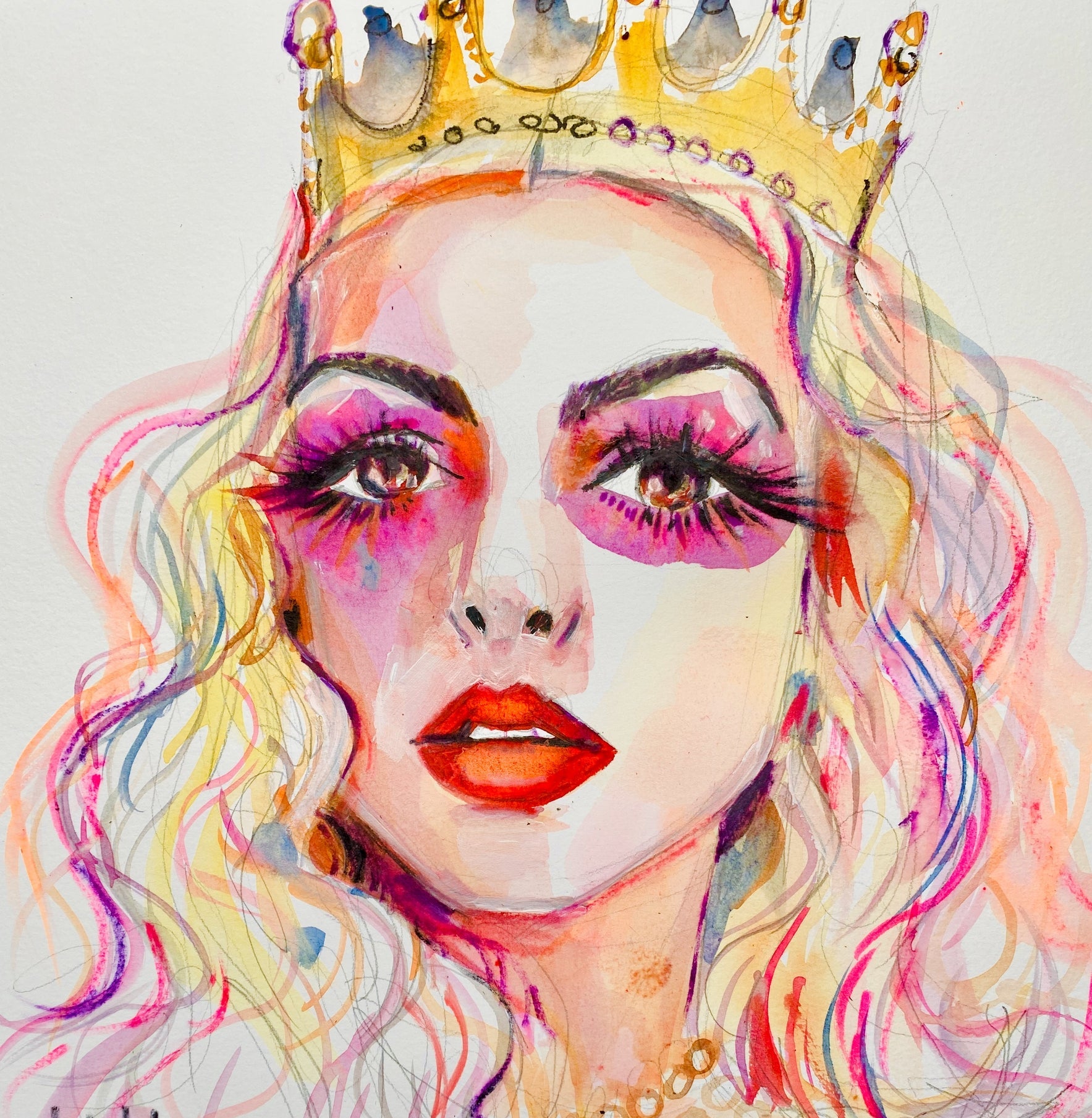 White Queen Print