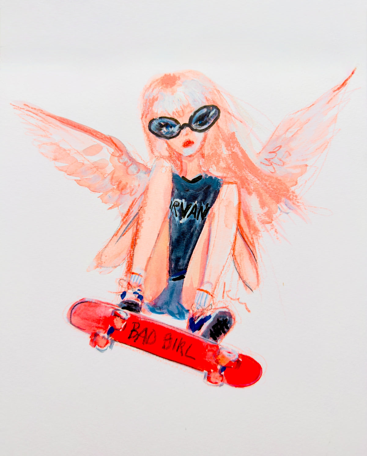 Skate Angel Print