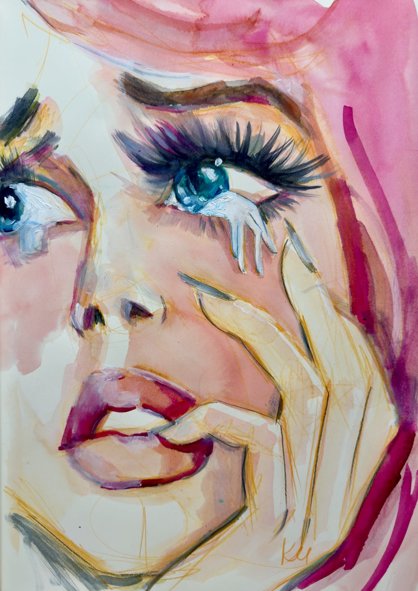 Creepy Tears Print