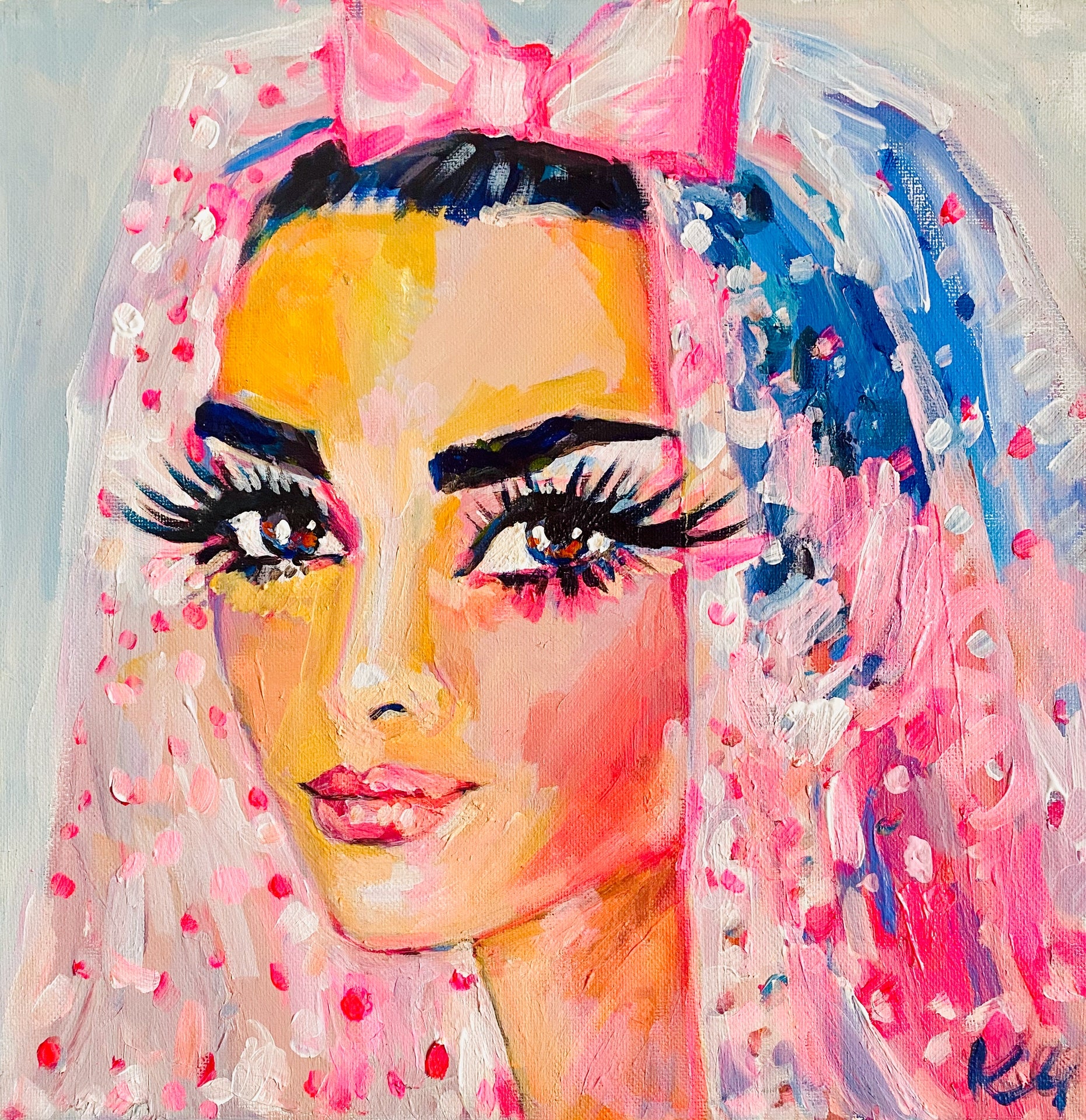 Pink Bride Print