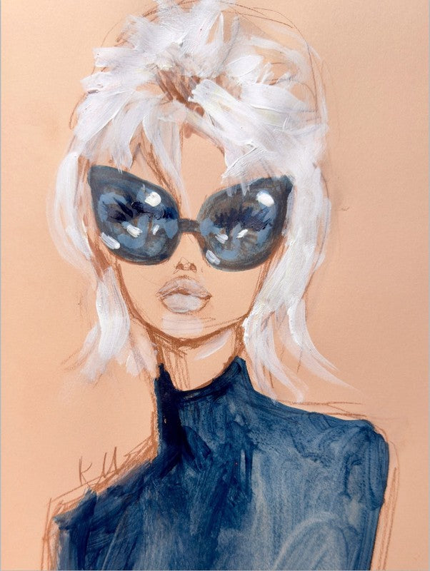 Nineties Updo Print