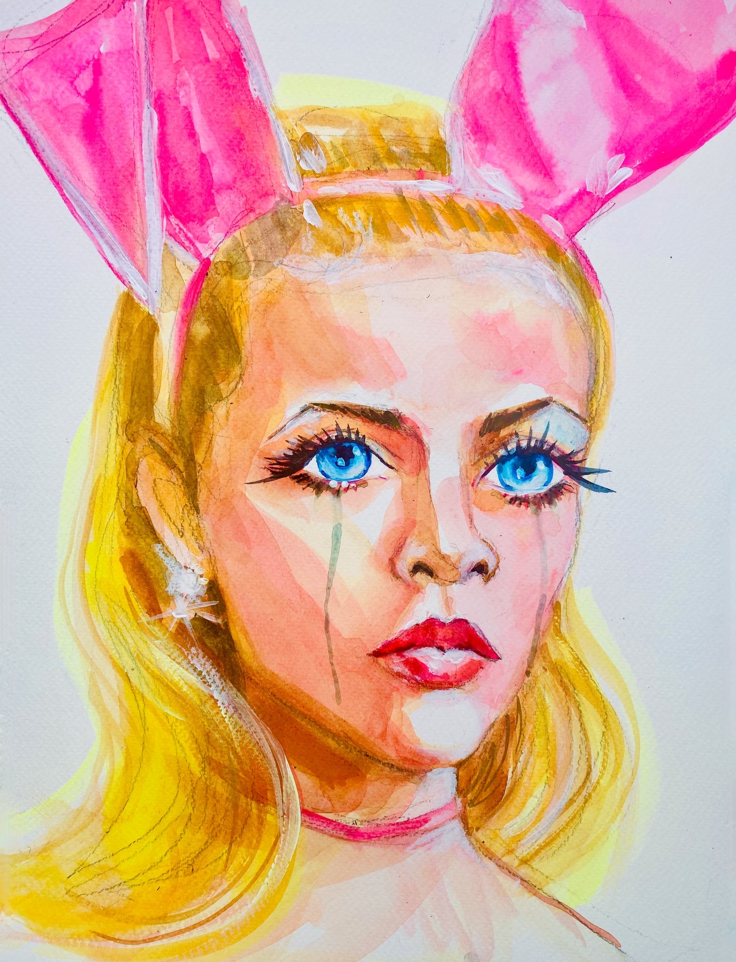 Reese Halloween Bunny Print