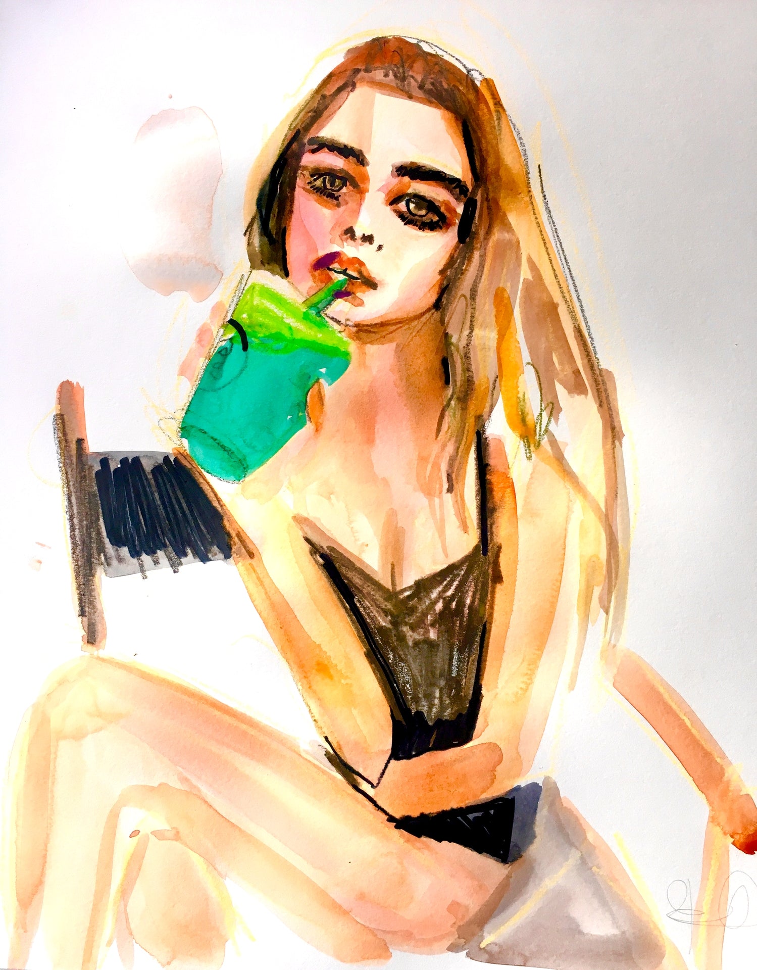 Green Juice Print