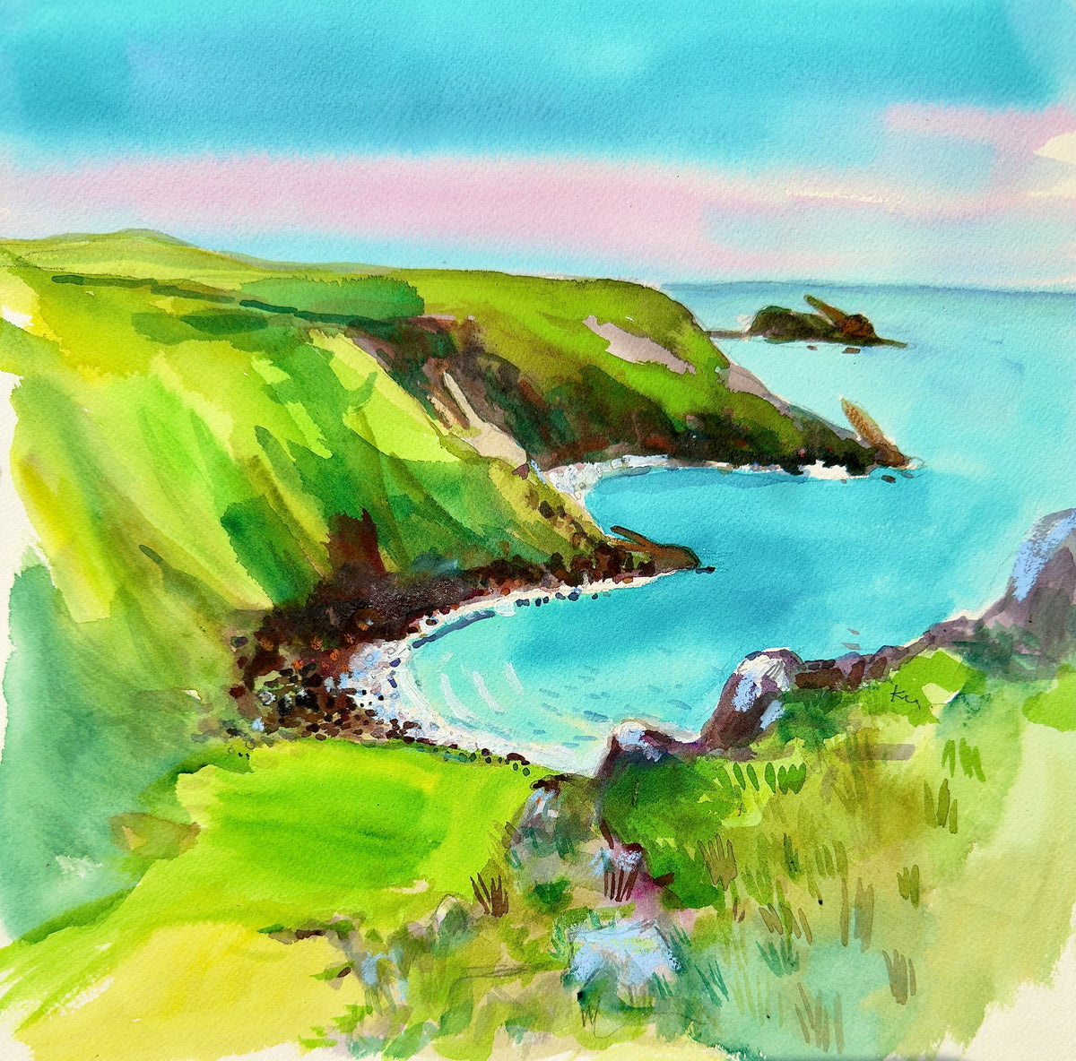 Escape to Bunny Island Print