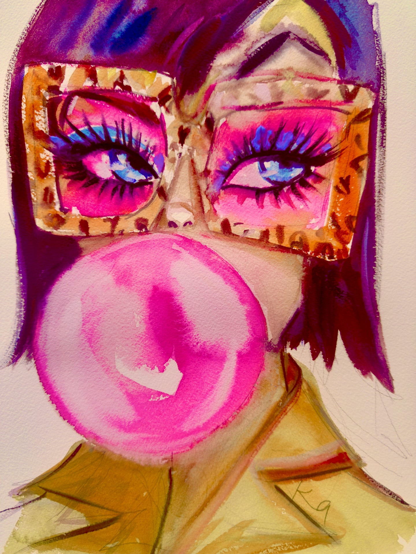 Bubblegum Bob Print