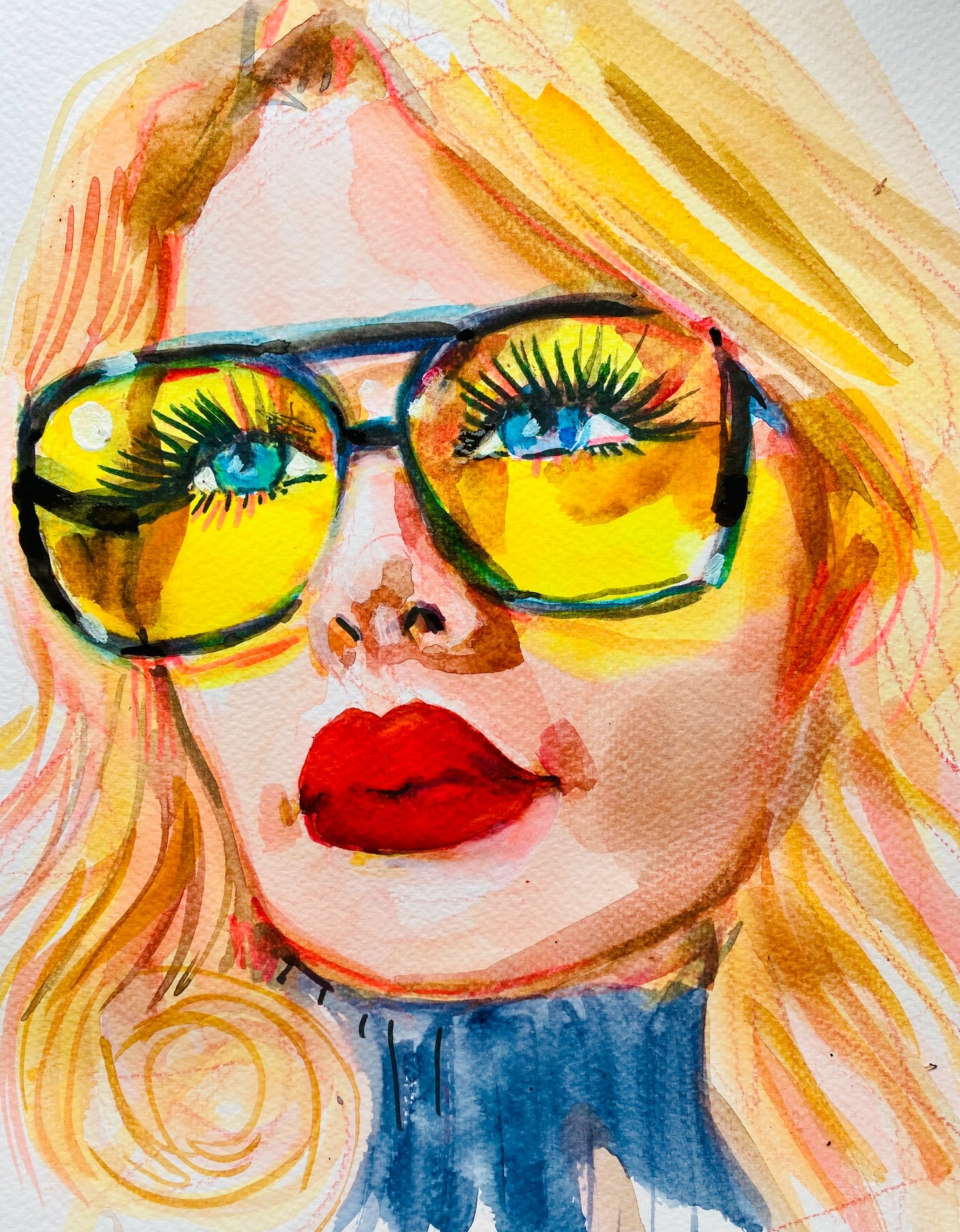 Yellow Sunnie Print