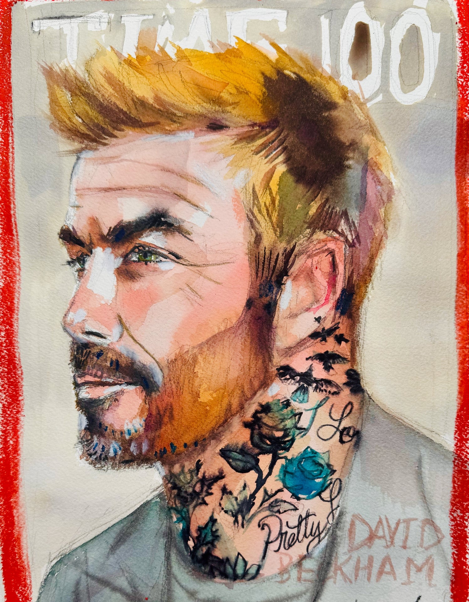 Beckham Print