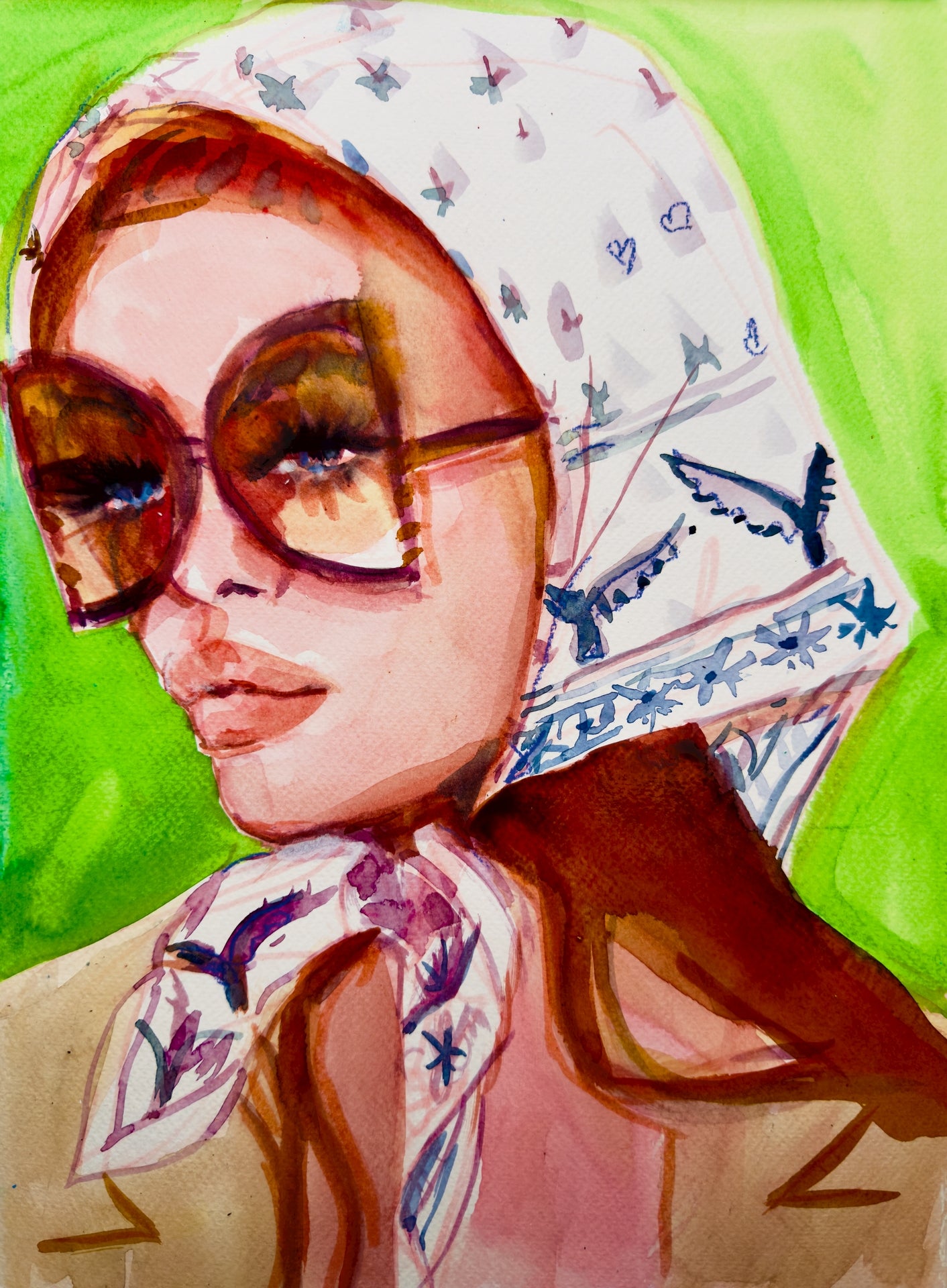 Free People Scarf Print