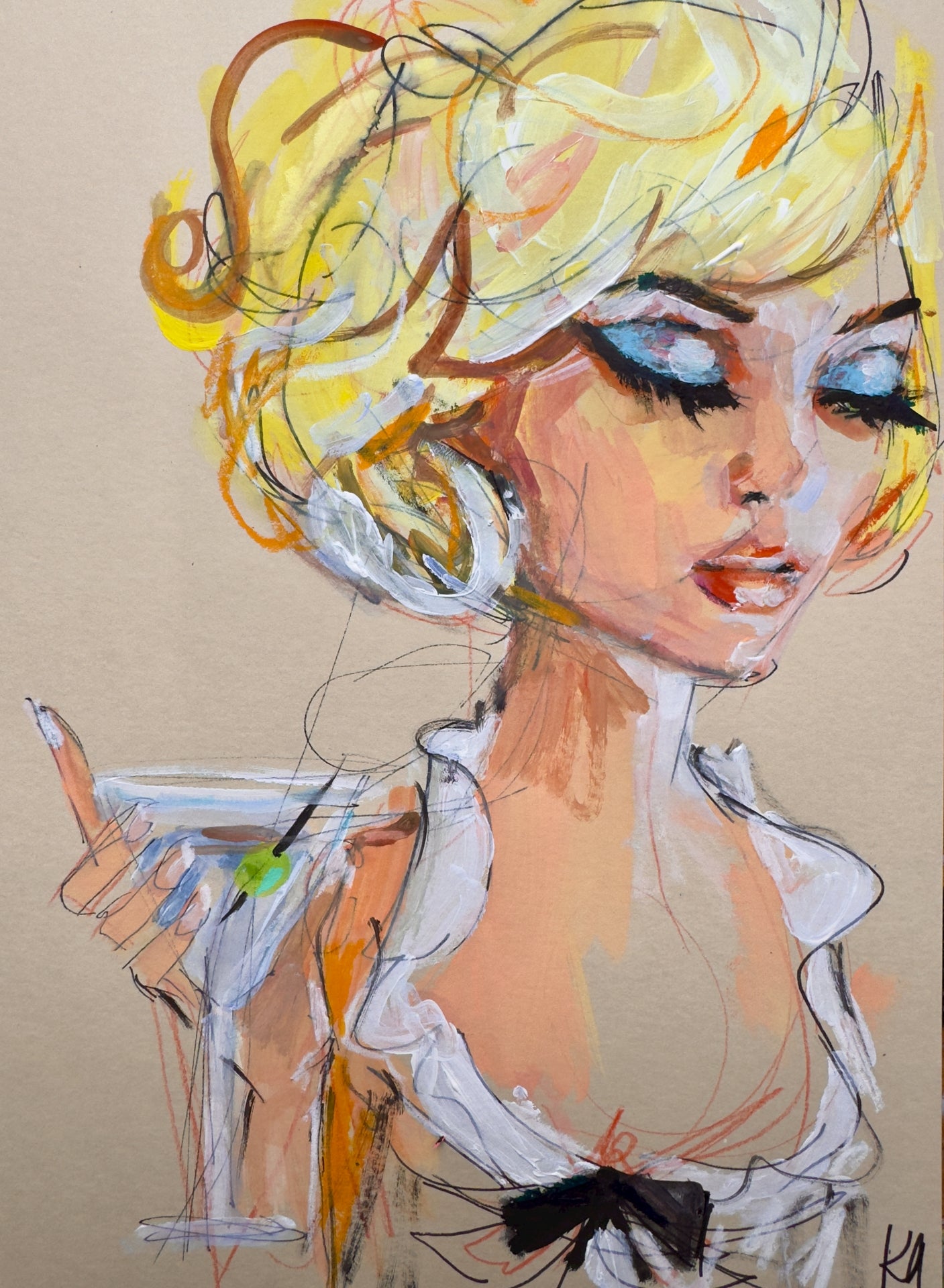 Martini Time Print