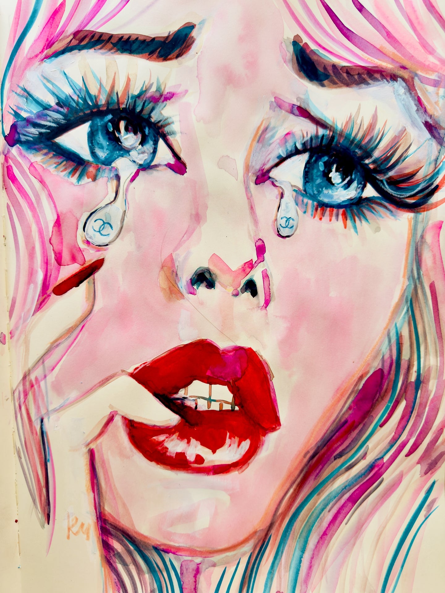 Designer Tears Print