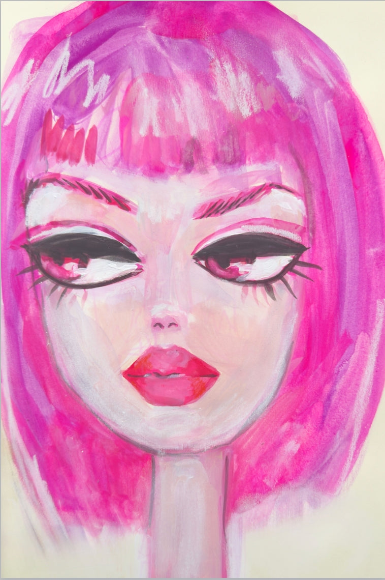 Dreamy Pink Barbie Print