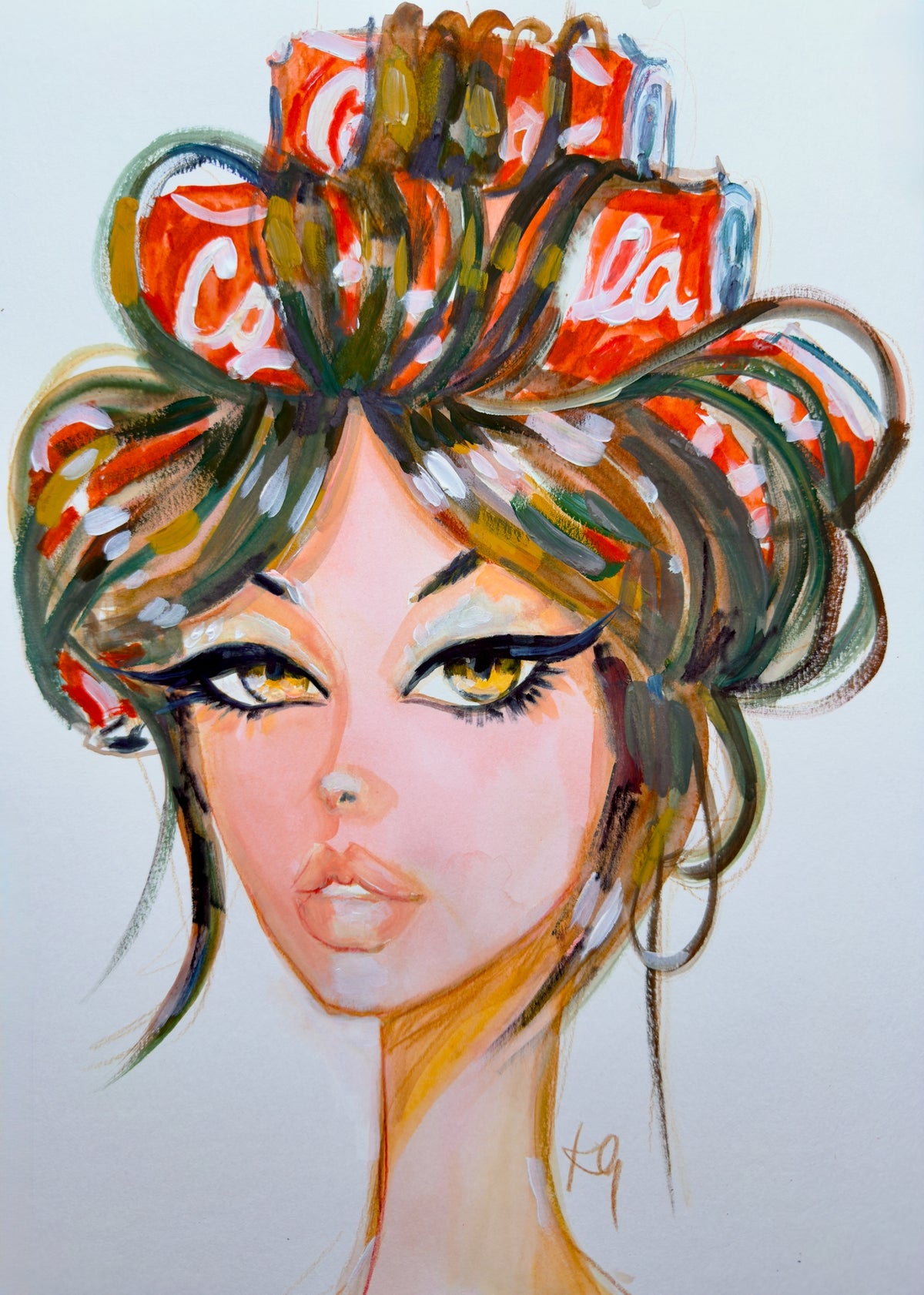 Cola Barbie Print