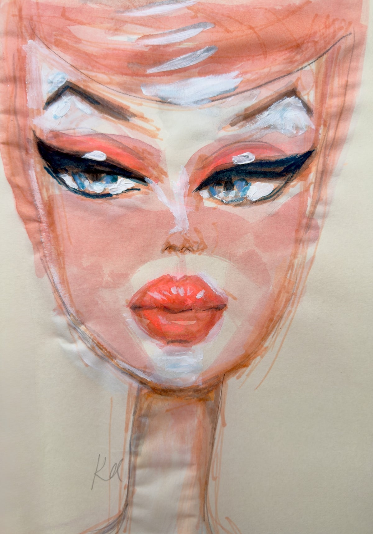 Rosé Barbie Print