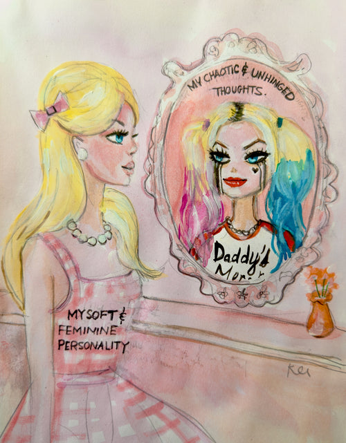 Me and My Thoughts Print