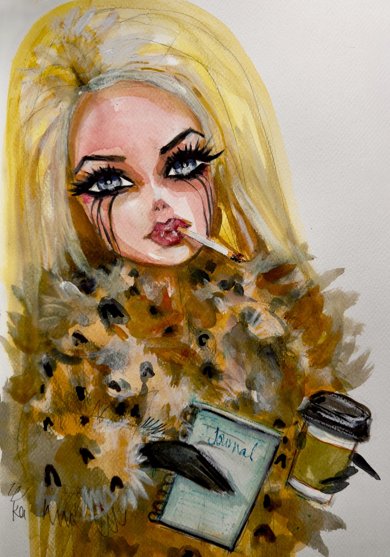 Dead Inside Barbie Print