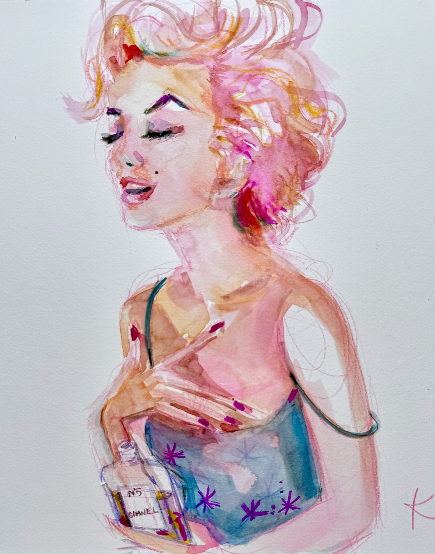 Marilyn Chanel Print