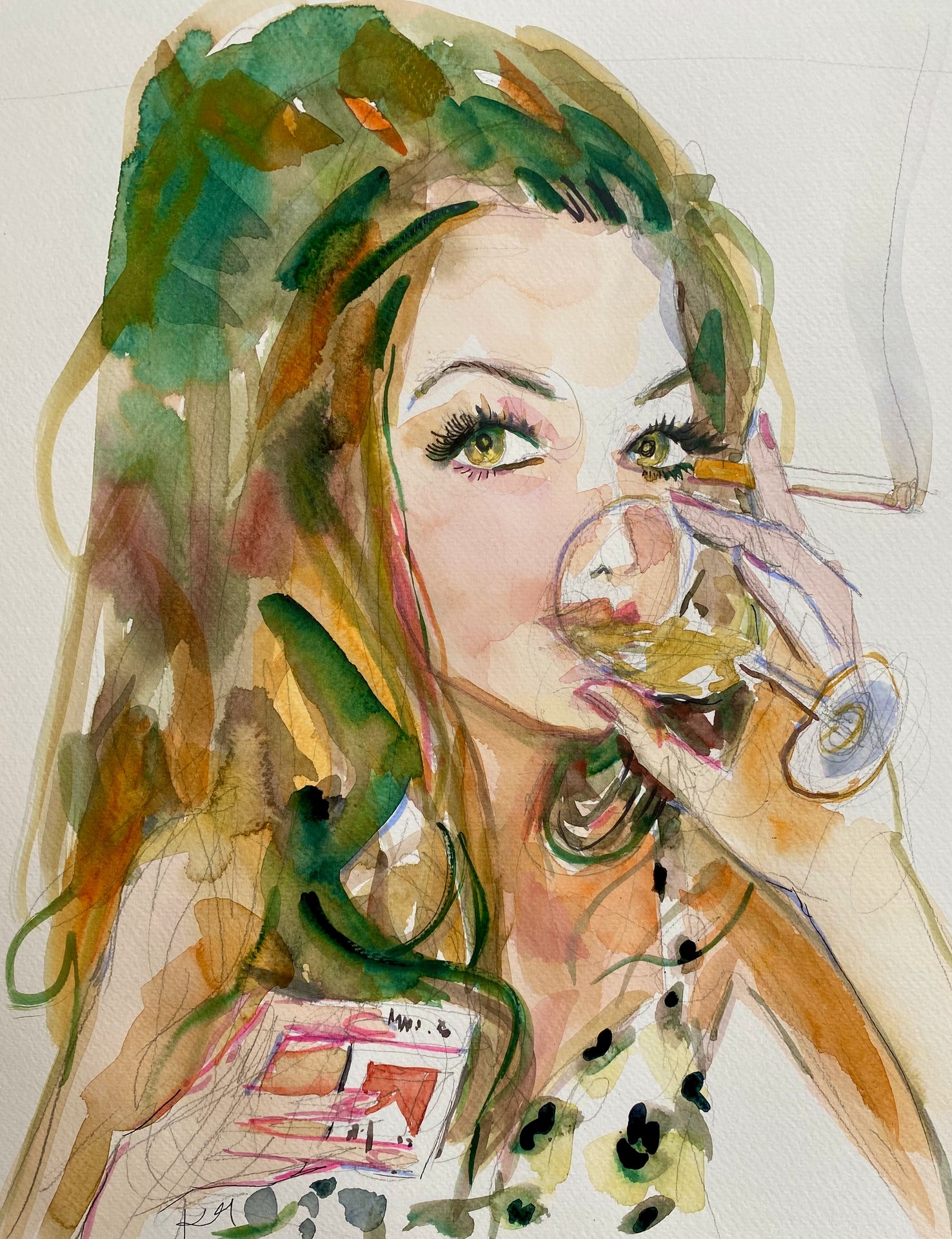 Carla Bruni Print