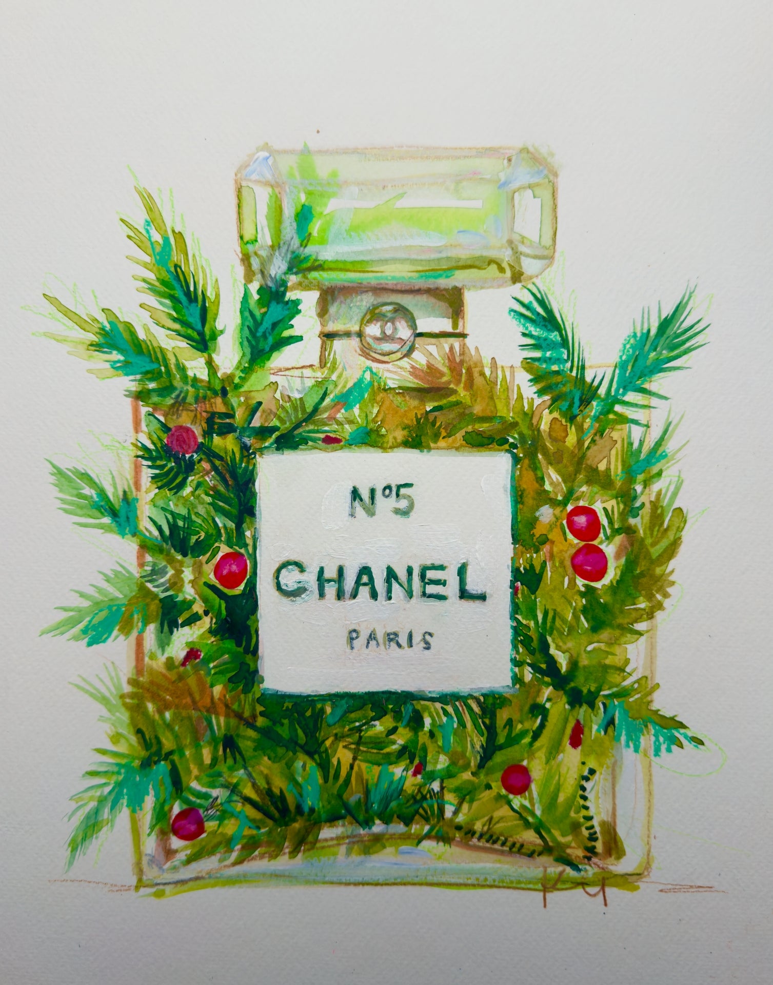 Evergreen Chanel Print