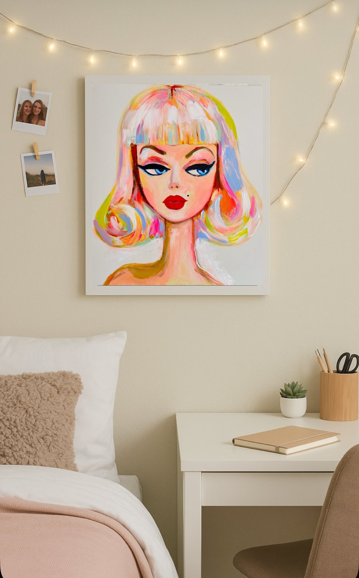 Rainbow Barbie Print