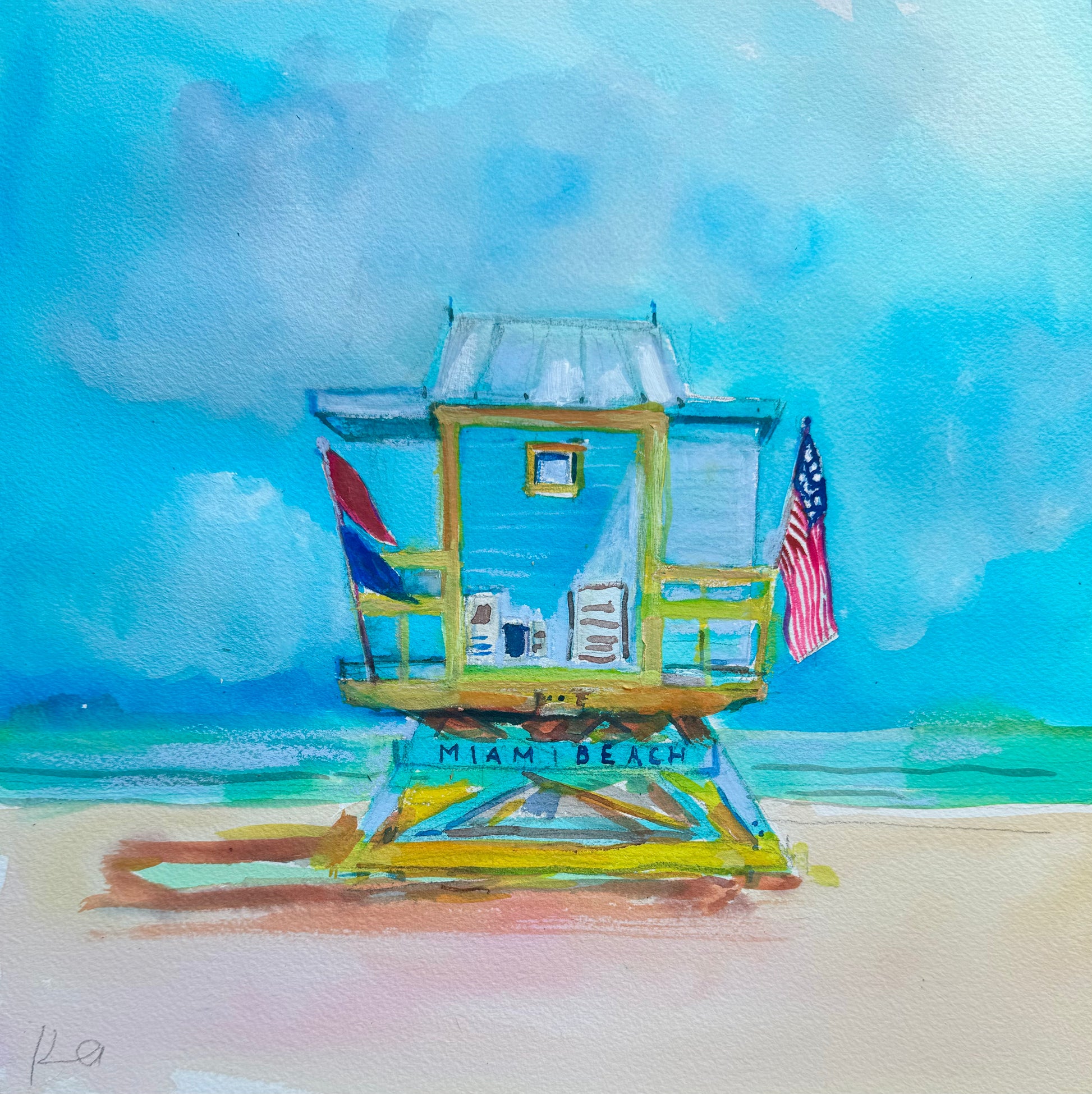 Lifeguard hut 2 Original