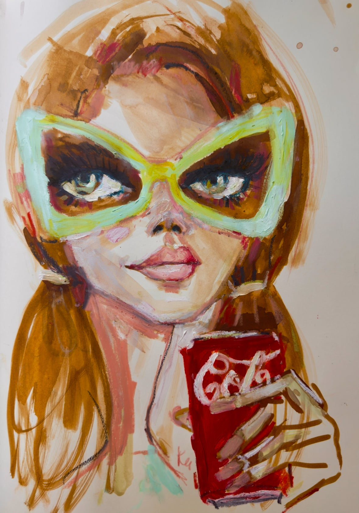 Lana drinking original