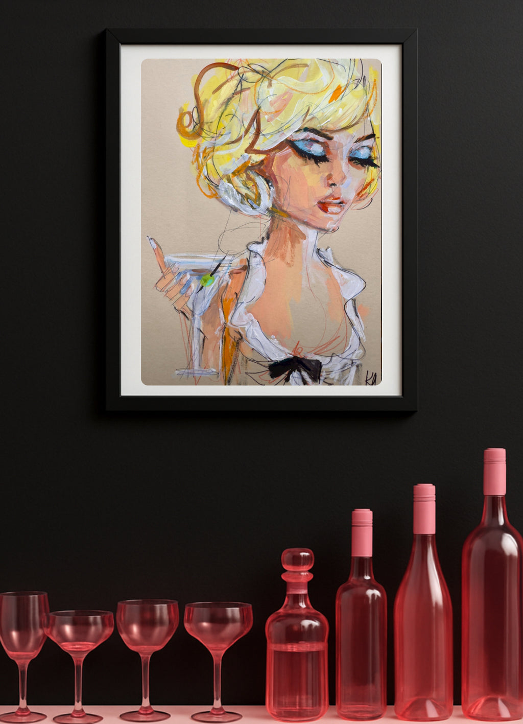 Martini Time Print