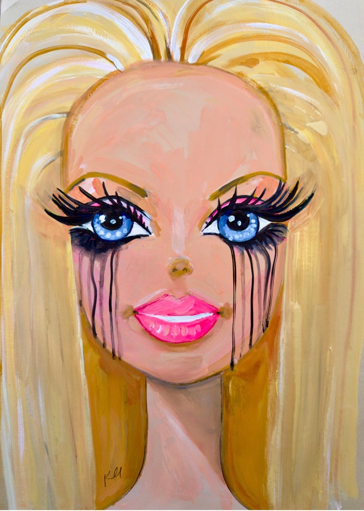 Crying Barbie original.