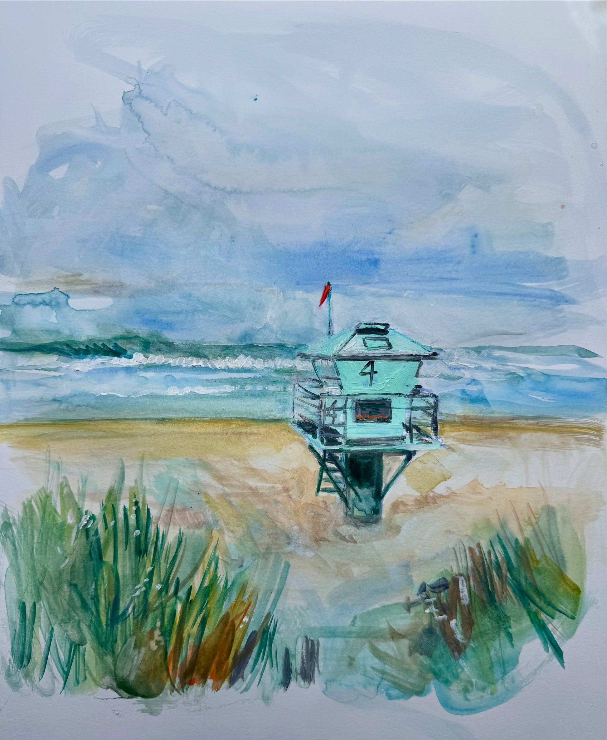 Cloudy Beach original