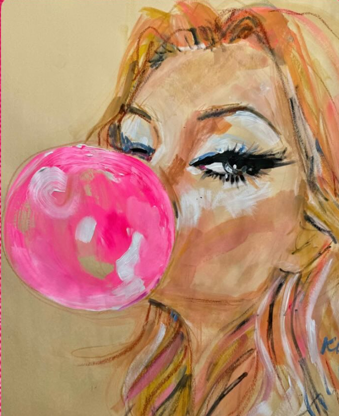Bubble Kate Print