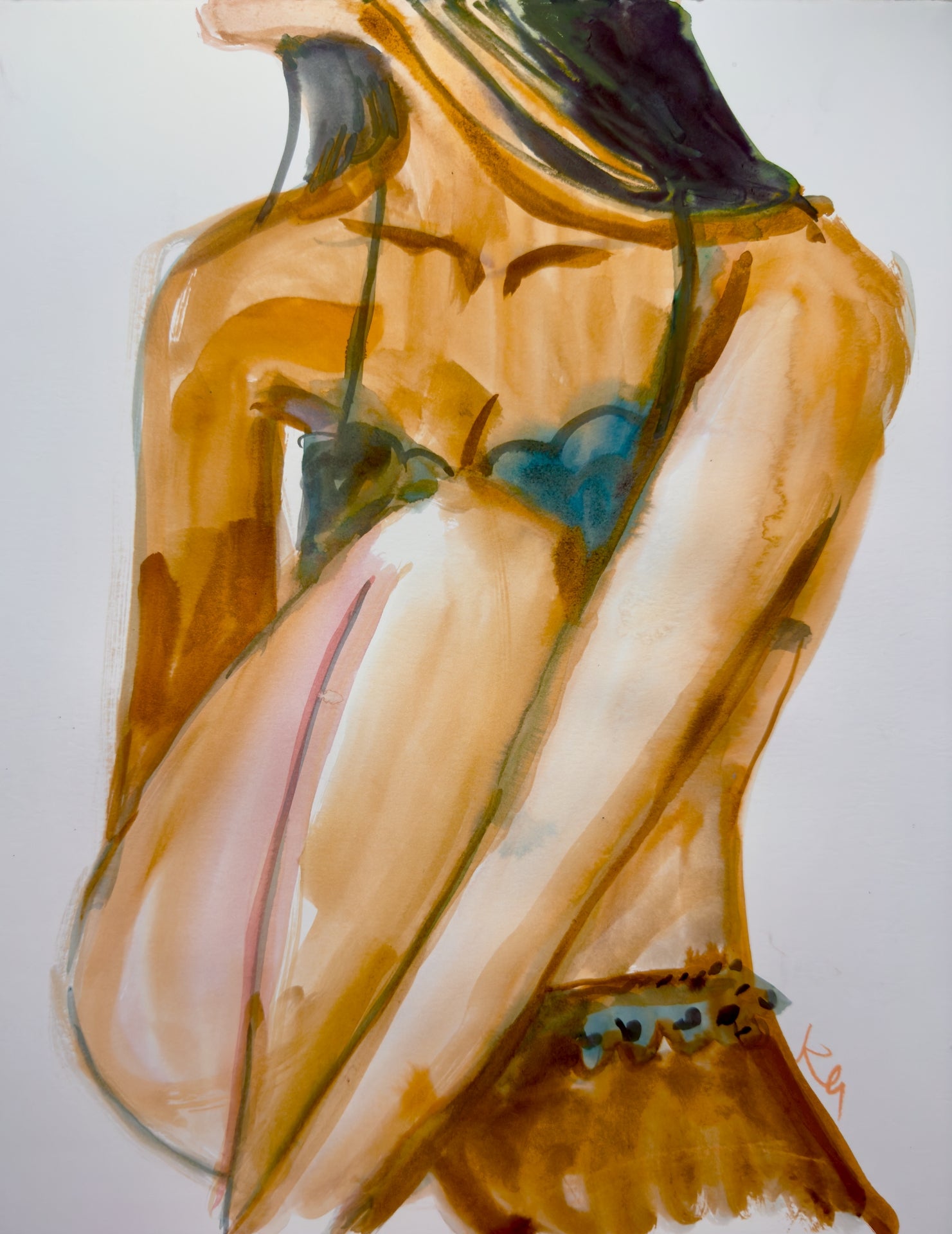 Summer Tan Print