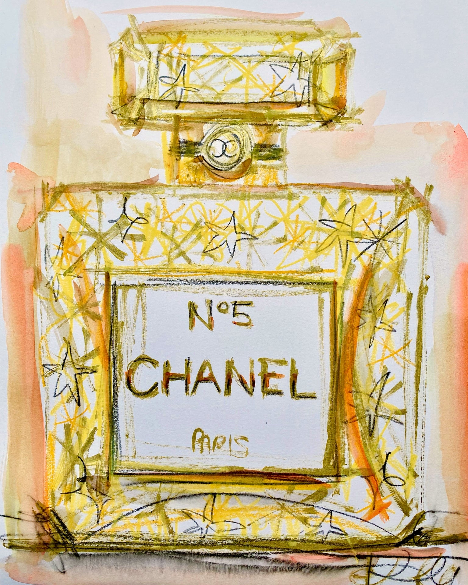 Starry Night Chanel Print