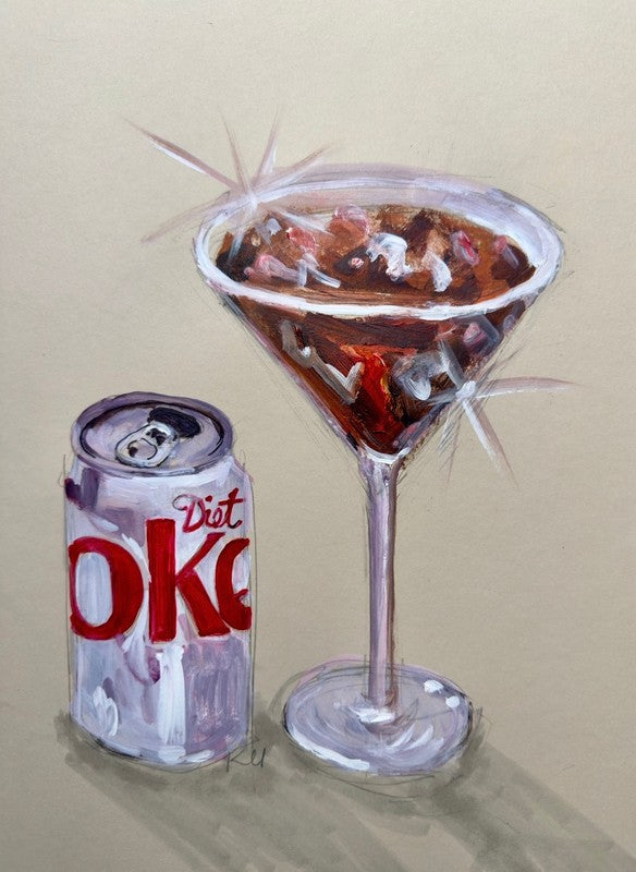 Fancy DC Print — Diet Coke & Martini Pop Art