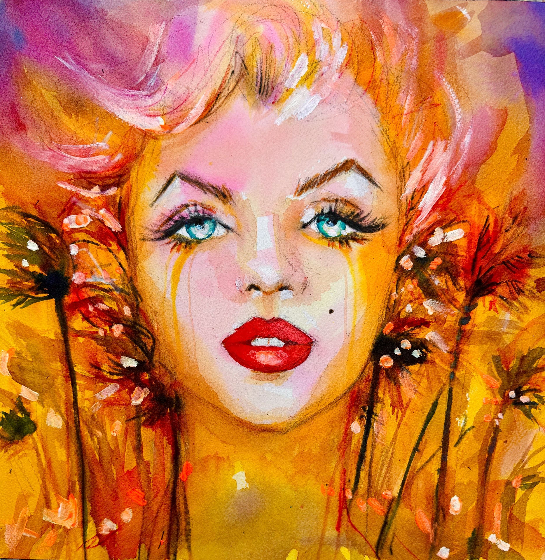 LA Burning Print
