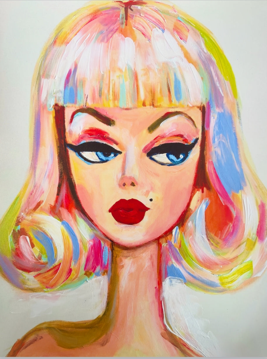 Rainbow Barbie PRINT