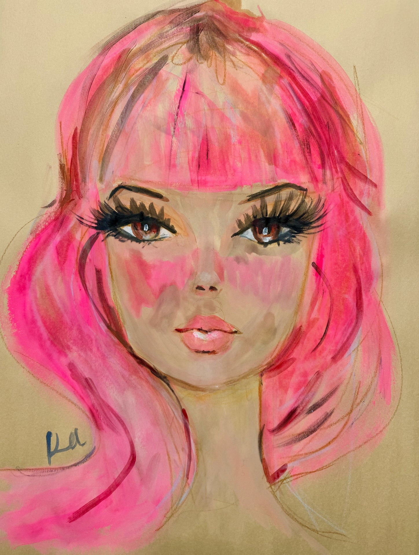 Pretty Pink Barbie Print