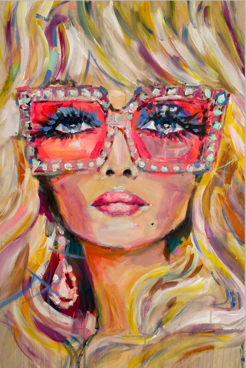 Glam Dolly Print