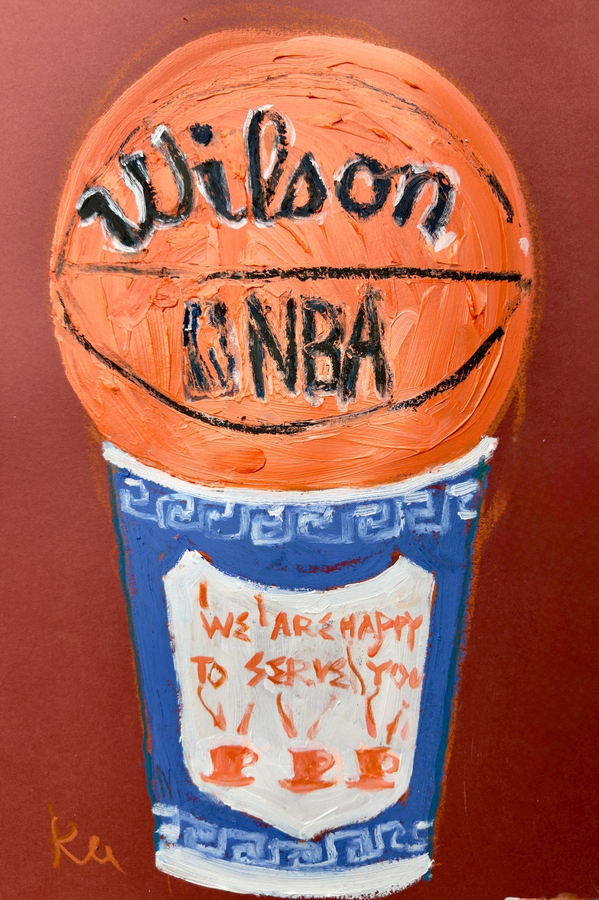 New York Basketball Print