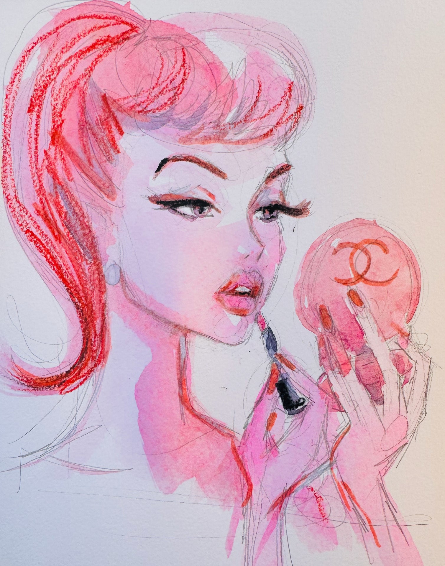 Chanel Compact Print