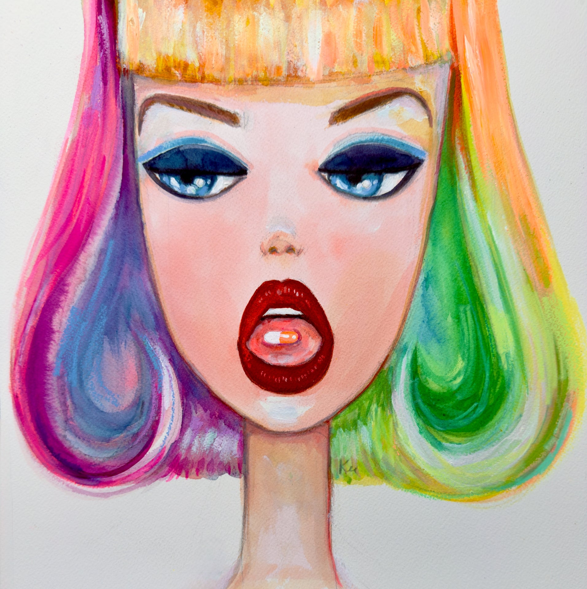 Barbie Pill Print
