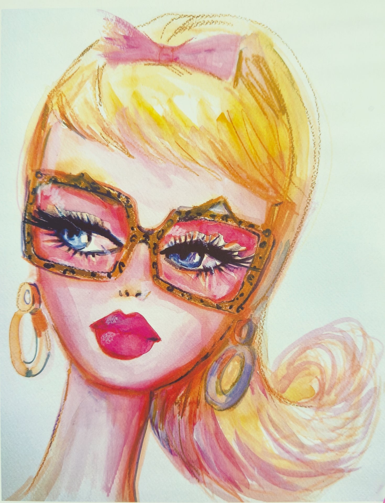 Barbie Leopard Glasses Print