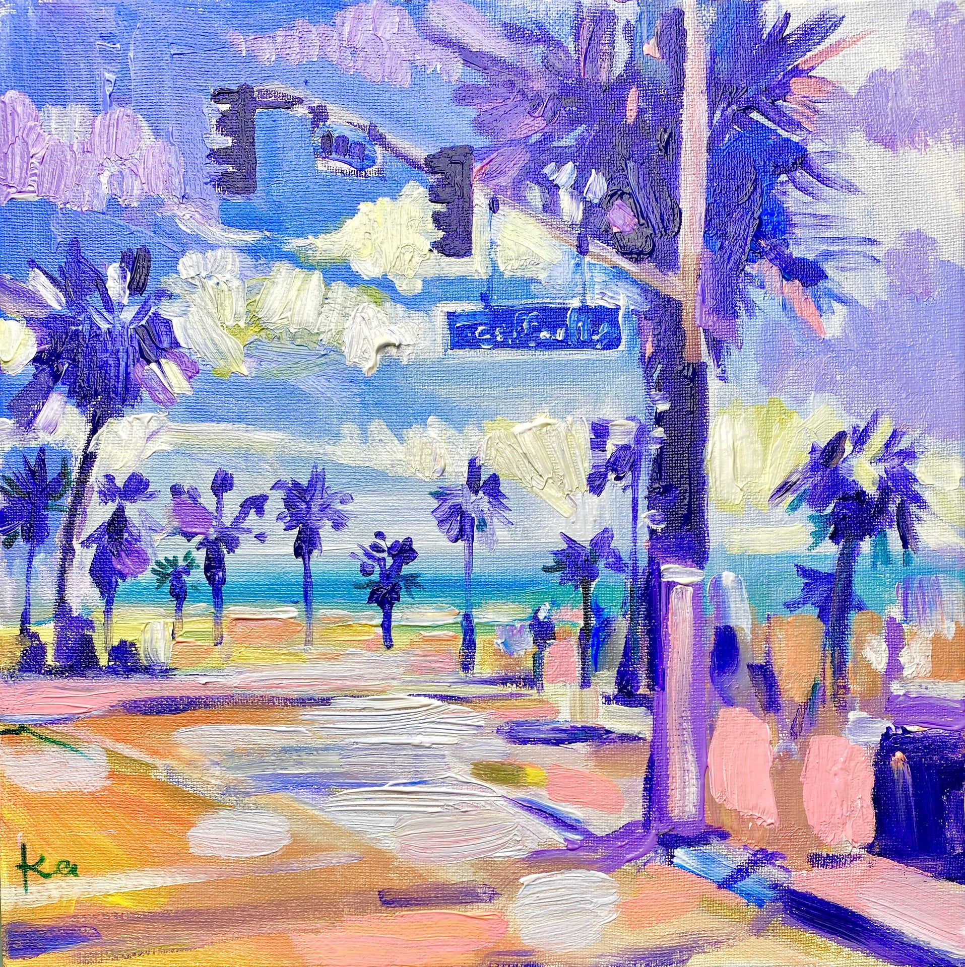 Beach Road Print.