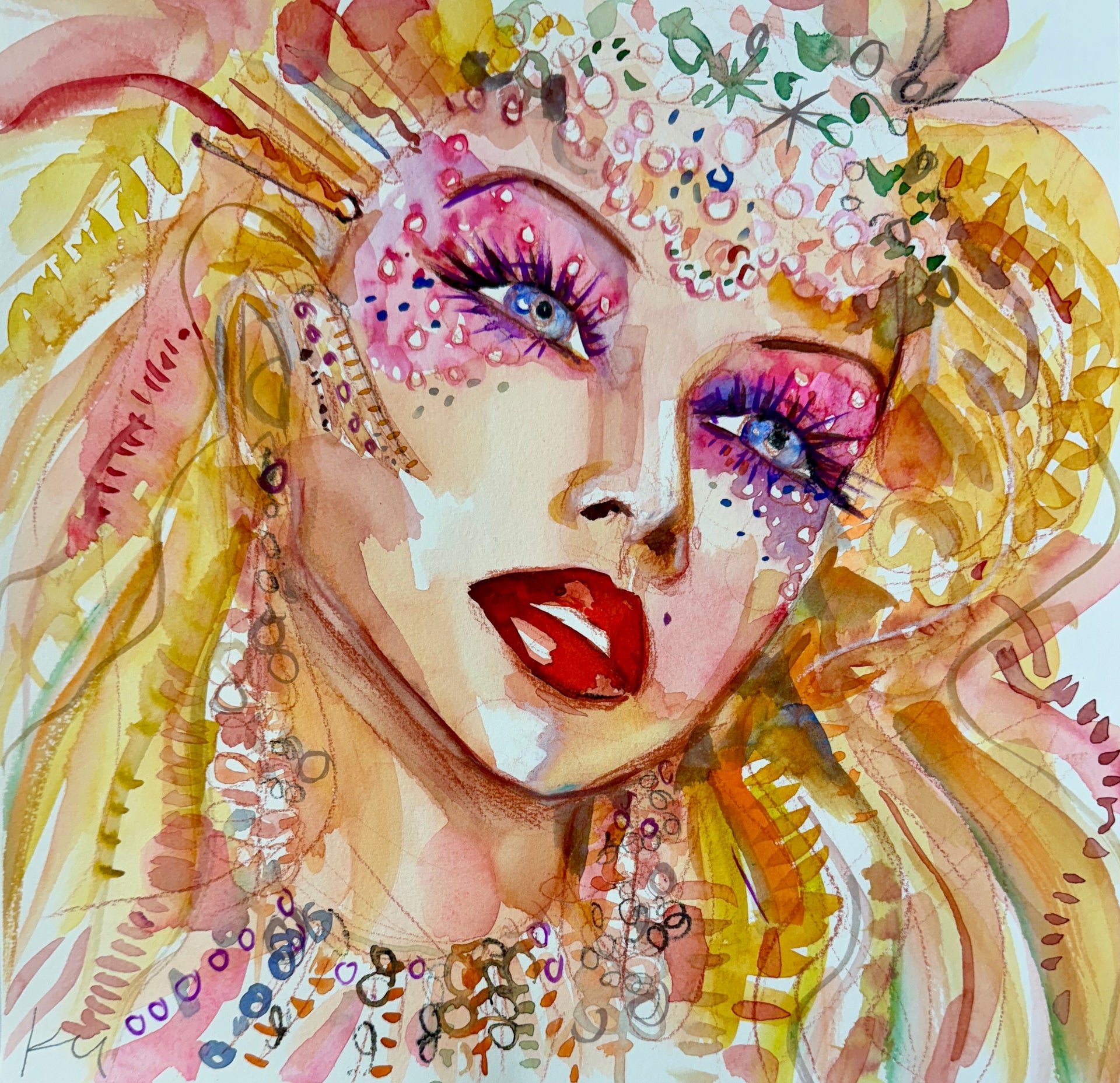 Moulin Rouge xtina Print