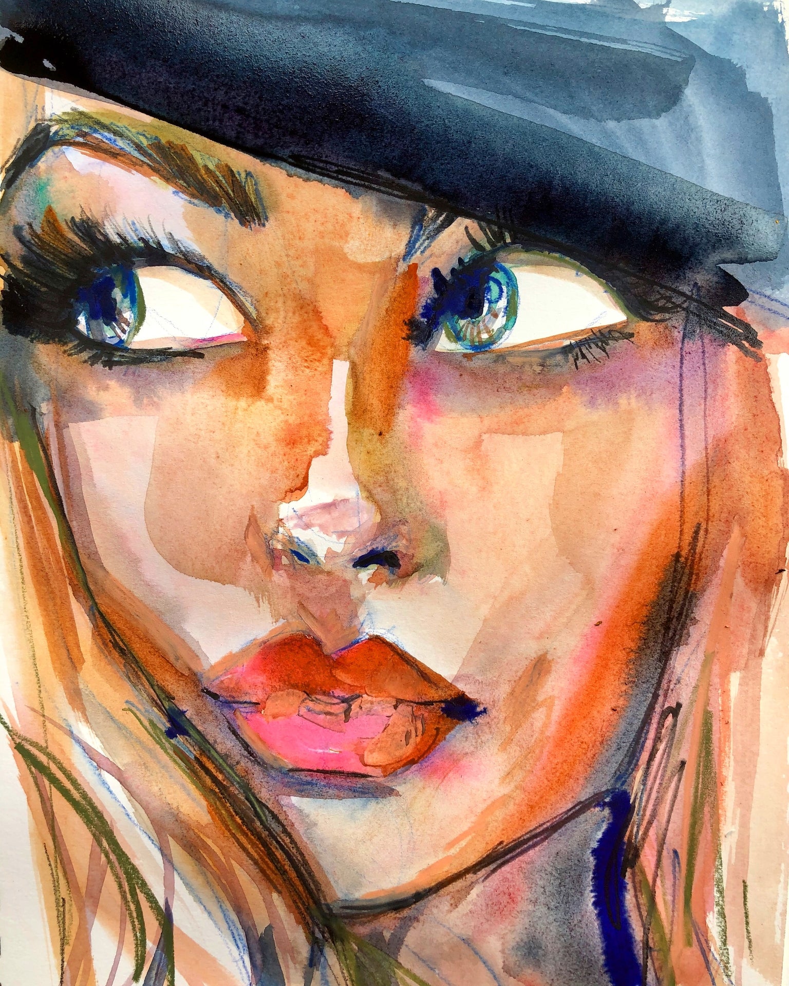 Side Glance Print